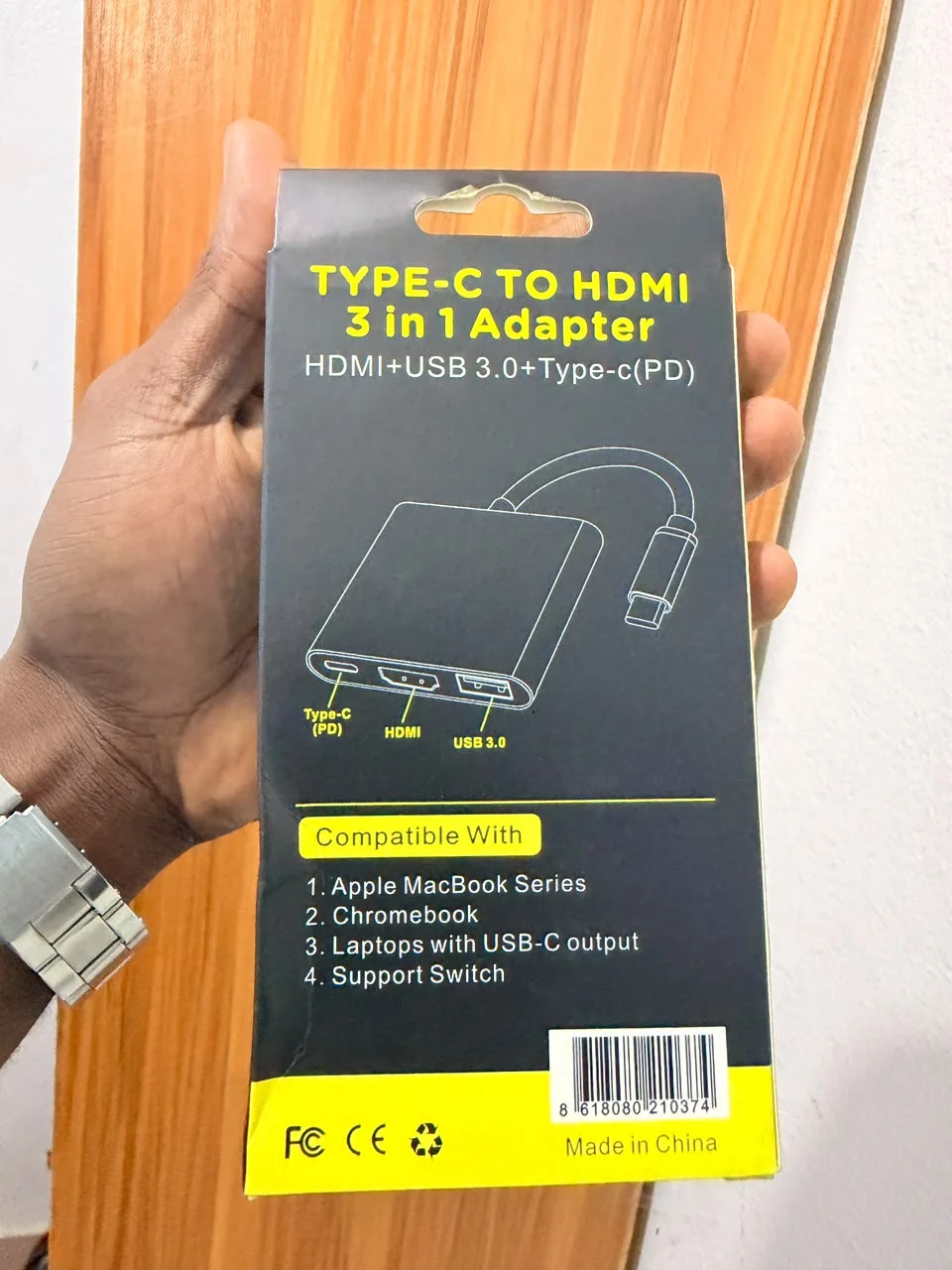 Adaptateurs Type-C 3 en 1