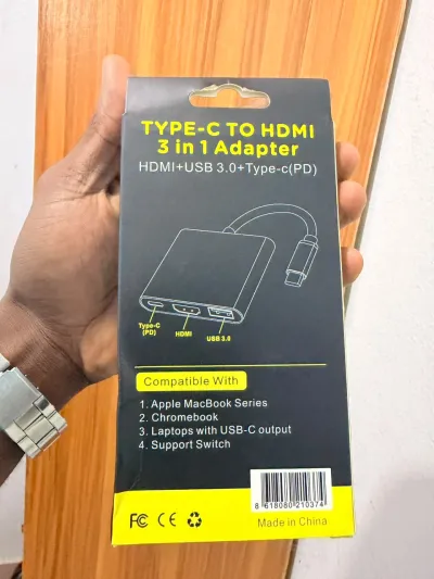 Adaptateurs Type-C 3 en 1