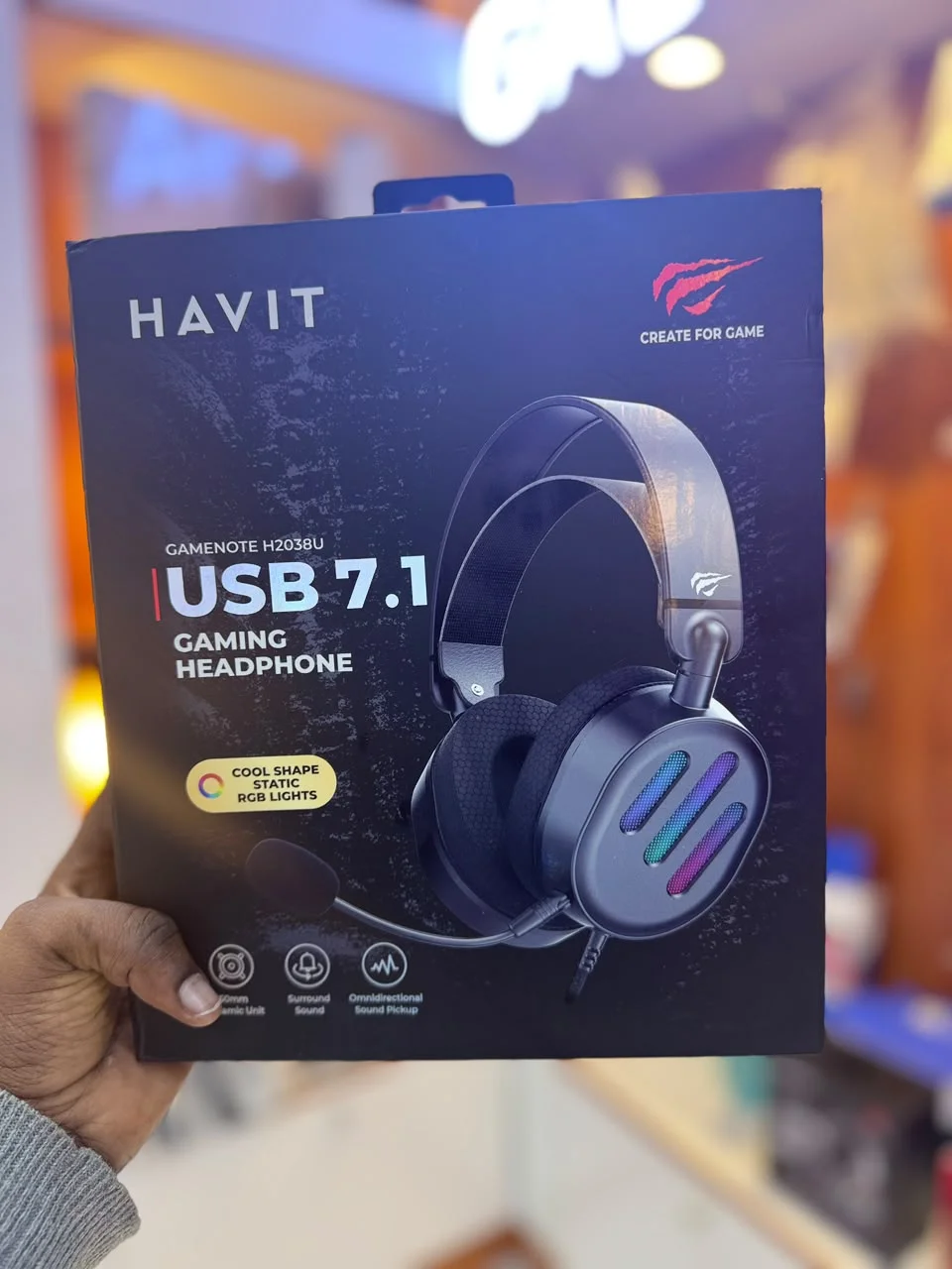 Casque HAVIT GAMENOTE H2038U